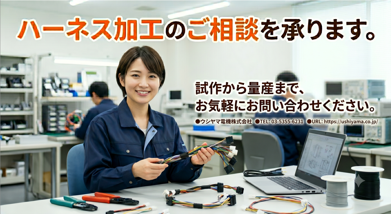 ハーネス加工承ります